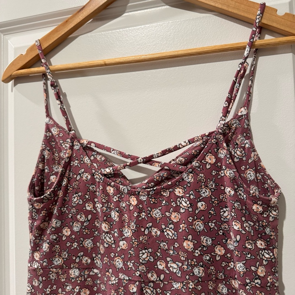 NINE BRITTON Jayde Maternity Knit Back Detail Dress XS Purple Floral - Picture 11 of 14